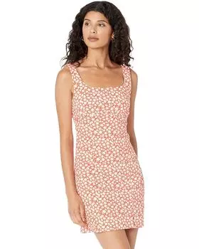 Платье MANGO Anuska, оранжевый