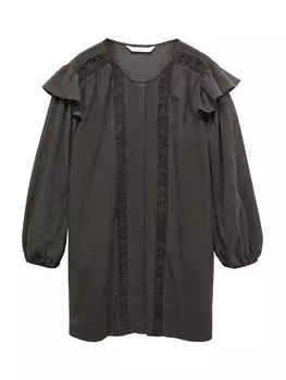 Платье Mango CHARLOTE, антрацит