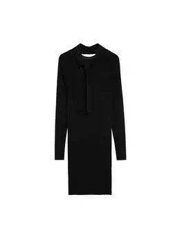 Платье Mango, черный