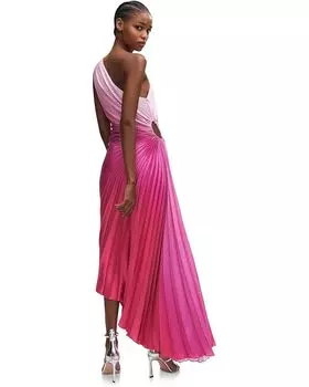 Платье MANGO Claudi Dress, фуксия