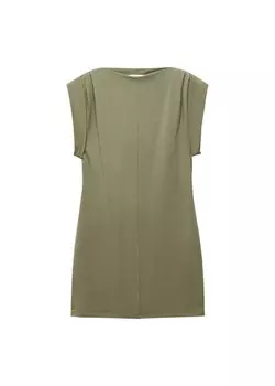 Платье Mango DATES, хаки