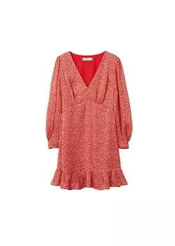 Платье MANGO Dress Portofin, красный