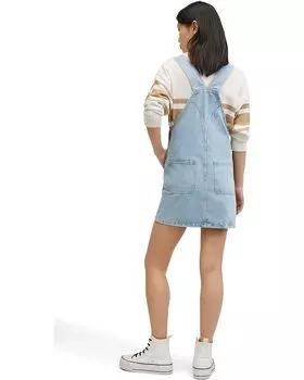 Платье Mango Dungaree Dress Bego, цвет Tejano Claro