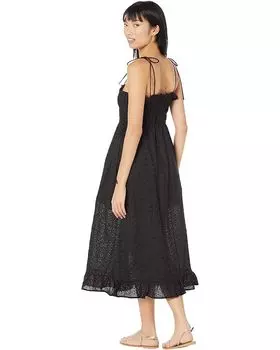 Платье MANGO Elena Dress, черный