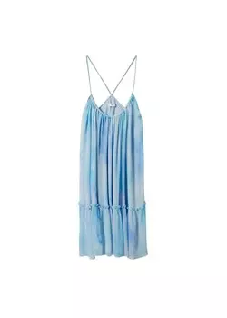 Платье MANGO Formen, цвет Pastel blue/Light blue