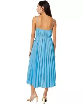 Платье MANGO Fortuny 5 Dress, цвет Sky Blue