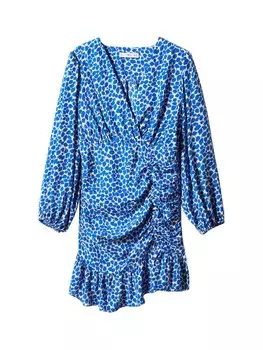 Платье MANGO Fresa, синий