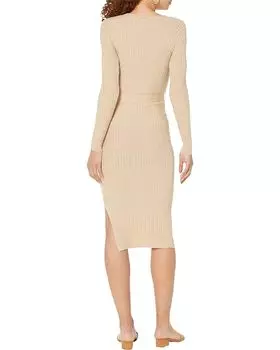 Платье MANGO Goletav Dress, цвет Light Beige