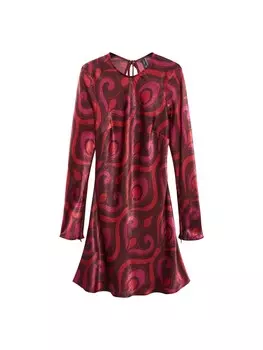 Платье Mango Indi, розовый