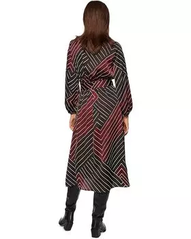 Платье MANGO Ines Dress, темно-красный