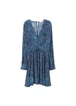 Платье MANGO Jules, темно-синий