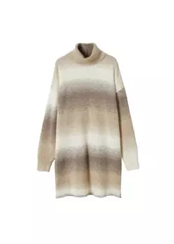 Платье MANGO, коричневый