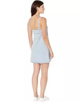 Платье MANGO Kyomi Dress, цвет Open Blue
