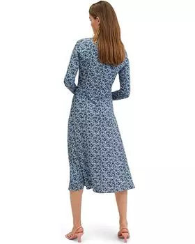 Платье MANGO Lichi Dress, цвет Medium Blue