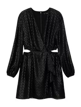 Платье MANGO Lucky, черный