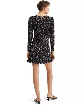 Платье MANGO Palos Dress, черный