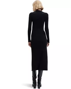 Платье MANGO Percebe Dress, черный