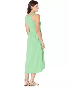 Платье MANGO Sando Dress, зеленый