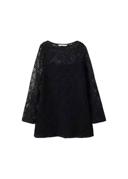 Платье MANGO Sandrita, черный