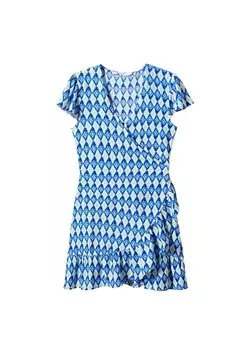 Платье MANGO TEEN Libano, синий