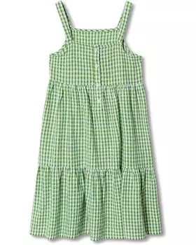 Платье Mango Zebra Dress, зеленый