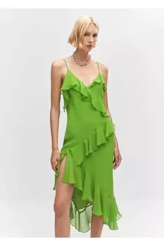 Платье -- Mango, зеленый
