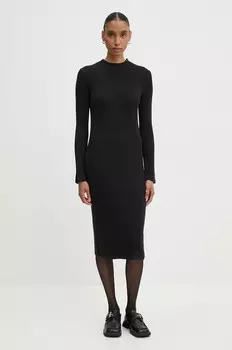 Платье Marc O'Polo из хлопка, черный