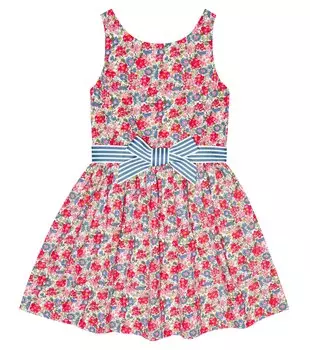 Платье Marcela из хлопка с цветочным принтом Polo Ralph Lauren, разноцветный
