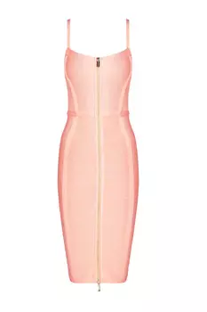 Платье Marciano Guess megan, пудрово-розовый