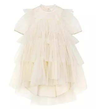 Платье мэри из тюля C'Era Una Volta, белый