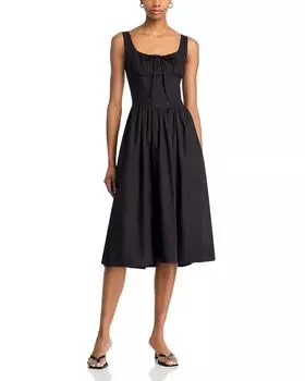 Платье Marie с заниженной талией Lucy Paris, черный