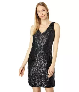 Платье MARINA, V-Neck Tank Sequin