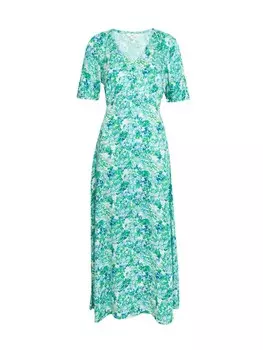 Платье Marks & Spencer, зеленый