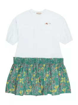 Платье Marni, цвет Jade/Off White