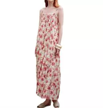 Платье Марселины с малиновыми цветами Louise Misha