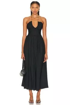 Платье Matteau Drawcord Halter Sun, черный