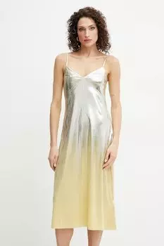 Платье Max&Co., серебряный