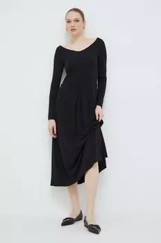 Платье Max Mara Leisure, черный