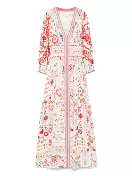 Платье макси A Kitsch in Time Camilla, красный