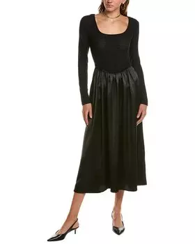 Платье макси Abbey, черный