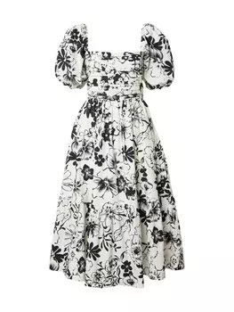 Платье макси Abercrombie & Fitch Dress EMERSON, черный