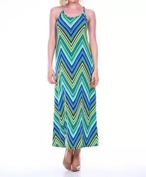 Платье макси Adalina зеленого цвета White Mark