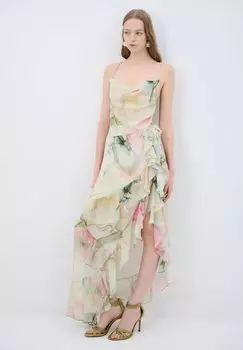 Платье макси adL, зеленый