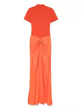 Платье макси Adriel Raquel Diniz, оранжевый