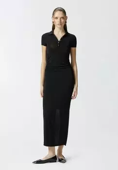 Платье макси AEROGRAFO Pinko, черный