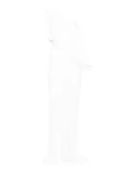 Платье макси Aiba с драпировкой Christopher Esber, белый