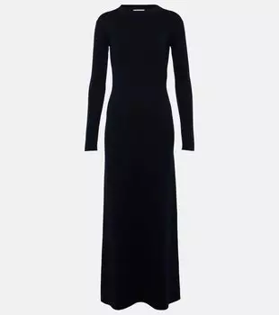 Платье макси aina из хлопка Fforme, синий