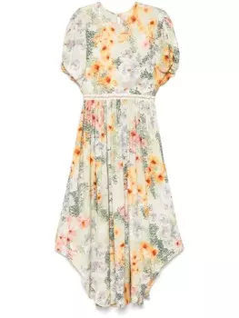 Платье макси Aire Florecer Agua By Agua Bendita, зеленый