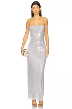 Платье макси Aishya от Bec + Bridge, lilac grey