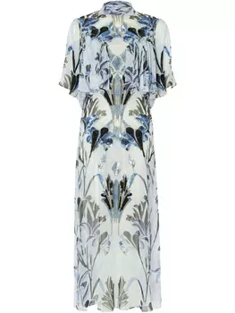 Платье макси Alani Temperley London, синий